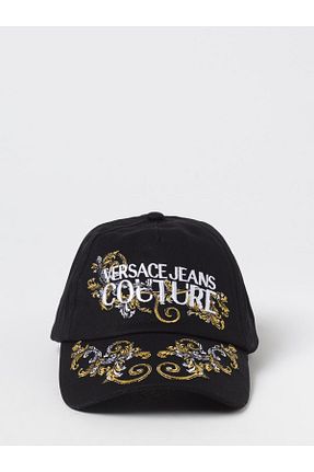 کلاه مشکی مردانه پنبه ای Versace - کد 926728928