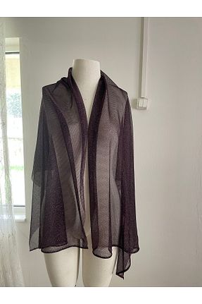 شال زرشکی زنانه پلی استر Nurcanilirboutique - کد 926744134