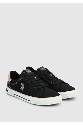کفش اسنیکر مشکی زنانه بند دار U.S. Polo Assn. - کد 920895259