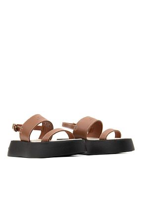 صندل قهوه ای زنانه پاشنه پر Armani Exchange - کد 926729675