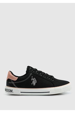 کفش اسنیکر مشکی زنانه بند دار U.S. Polo Assn. - کد 920895259