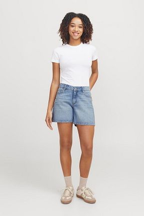 شلوارک و برمودا آبی زنانه رگولار Jack & Jones - کد 926748394