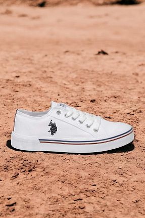 کفش اسنیکر سفید زنانه بند دار U.S. Polo Assn. - کد 926726552