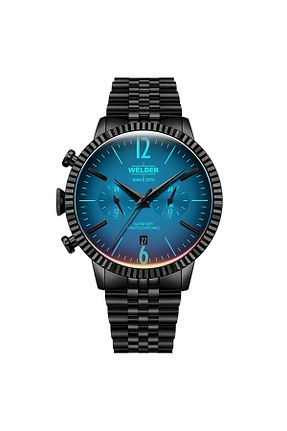ساعت مچی مشکی مردانه 41-45 میلی متر Welder Moody - کد 853905747