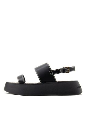 صندل مشکی زنانه پاشنه پر Armani Exchange - کد 926728768