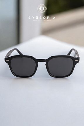 عینک آفتابی مشکی زنانه 46 Eyesofia - کد 926753184
