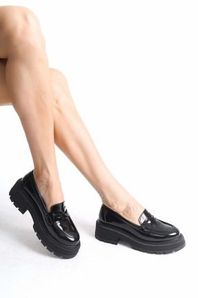 کفش آکسفورد مشکی زنانه چرم مصنوعی New Optimal - کد 891139742