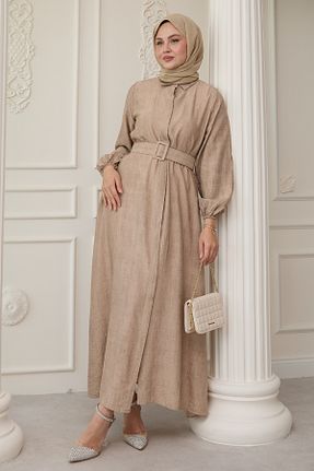 لباس حجاب بژ زنانه رگولار InStyle - کد 926751108