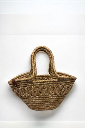 کیف ساحلی بژ زنانه حصیر MaVaux - کد 926751166