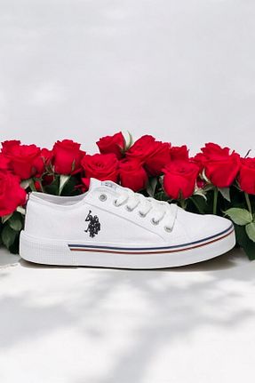 کفش اسنیکر سفید زنانه بند دار U.S. Polo Assn. - کد 926750141