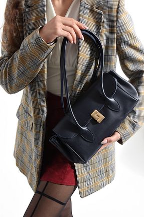 کیف دوشی قهوه ای زنانه چرم مصنوعی BAGS - کد 926754218