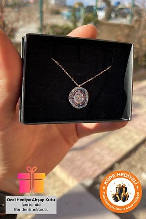 گردنبند نقره صورتی زنانه 925 عیار Lucente Jewellery - کد 746487519