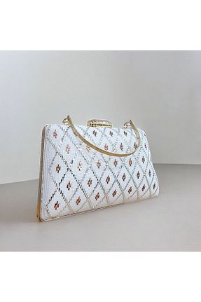 کیف دستی سفید زنانه Telli Art - کد 841389431