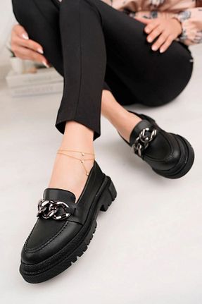 کفش آکسفورد مشکی زنانه چرم مصنوعی diya shoes - کد 464602681