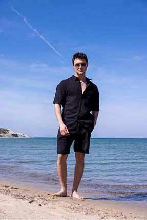 ست بالاتنه و پائین تنه رنگی مردانه بافتنی Pobudo - کد 926762858