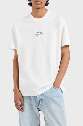 تیشرت سفید مردانه رگولار Armani Exchange - کد 926758498