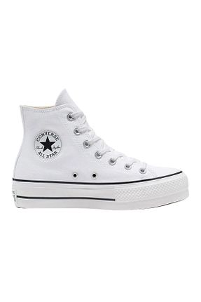 کفش اسنیکر سفید زنانه بند دار Converse - کد 95598881