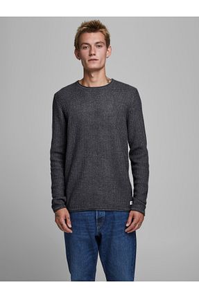 پلیور طوسی مردانه Jakarlı Jack & Jones - کد 373089908
