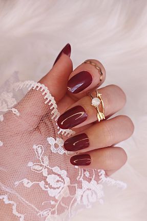 ناخن مصنوعی و اکسسوری زرشکی Easy Beauty - کد 926803423