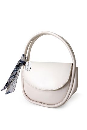 کیف دوشی بژ زنانه چرم مصنوعی westbag - کد 926810120