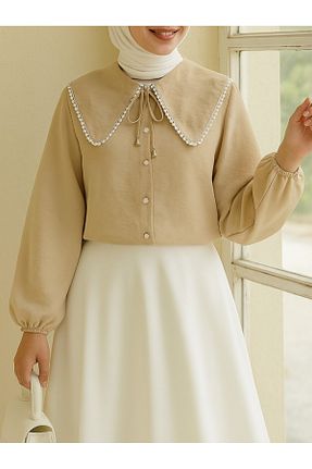 پیراهن قهوه ای زنانه رگولار Modamorfo - کد 925828835