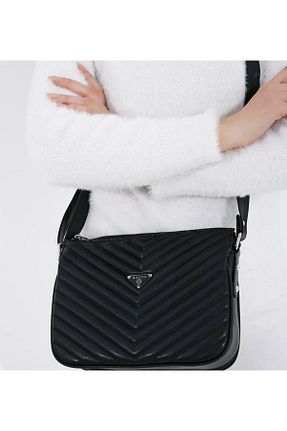 کیف دوشی مشکی زنانه چرم مصنوعی Store - کد 926823330