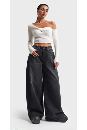 شلوار مشکی زنانه جین shop - کد 926830252