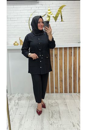 ست بالاتنه و پائین تنه مشکی زنانه بافتنی Meryemce Butik - کد 926851250