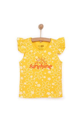 تیشرت زرد بچه گانه رگولار ebebek Hello Baby - کد 926869391