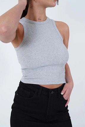 بلوز طوسی زنانه ساده bacc - کد 926873821