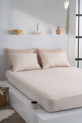 ست ملحفه تکنفره طوسی پنبه ای KetraHome - کد 758486433
