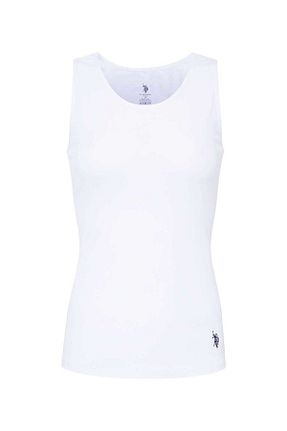رکابی سفید زنانه مودال - پنبه U.S. Polo Assn. - کد 817209703