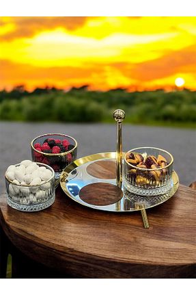 سینی زرد استیل ضد زنگ Tiamo - کد 926913794