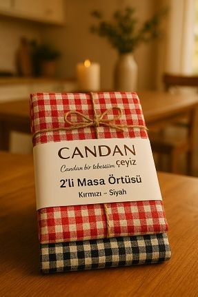 رومیزی قرمز Dertsiz CANDAN ÇEYİZ - کد 926756204