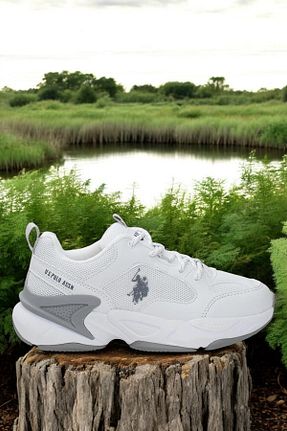 کفش اسنیکر سفید زنانه بند دار U.S. Polo Assn. - کد 926895845
