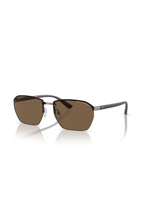 عینک آفتابی قهوه ای زنانه UV400 Armani Exchange - کد 851194161