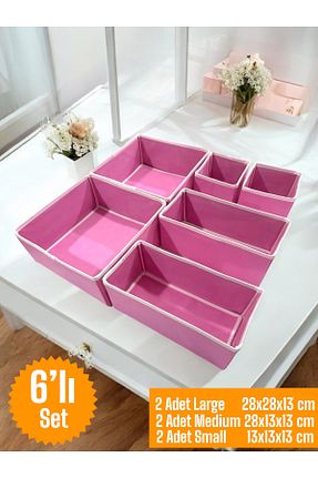 نظم دهنده کمد صورتی پارچه Balkan Room - کد 926903548