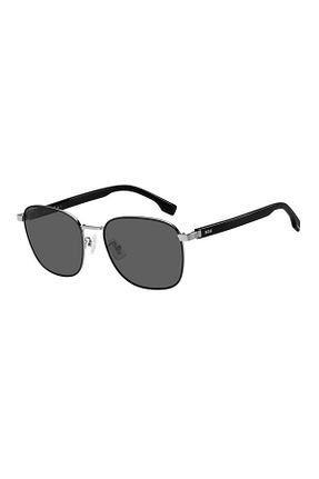 عینک آفتابی طوسی مردانه UV400 Hugo Boss - کد 832529169