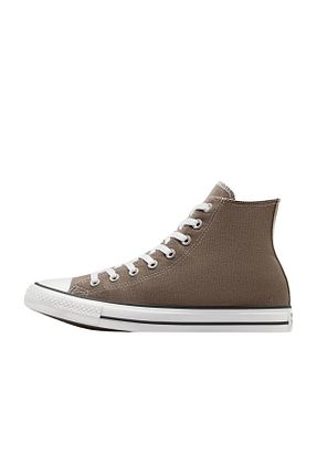 کفش اسنیکر طلائی زنانه بند دار Converse - کد 861631303