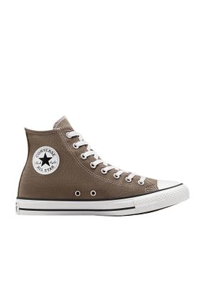 کفش اسنیکر طلائی زنانه بند دار Converse - کد 861631303