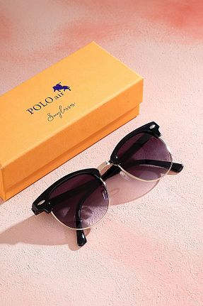 عینک آفتابی مشکی زنانه UV400 polo air - کد 104279379