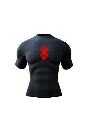 تیشرت مشکی زنانه ماسکل فیت GYMREY - کد 833493740