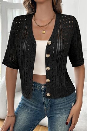 رویه مشکی زنانه اکریلیک AQE FASHION - کد 926913040