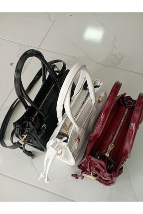 کیف دوشی زرشکی زنانه چرم مصنوعی Lousiana - کد 926926727