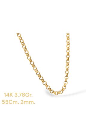 گردنبند طلا طلائی زنانه 14 عیار ÜRGÜP TAKI - کد 926923845