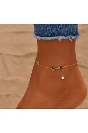 خلخال جواهر زرد زنانه Dgt Luxury - کد 926927156