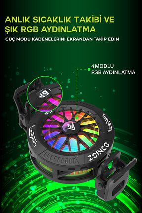 لوازم جانبی بازی موبایل مشکی ZOİNCO - کد 924815688