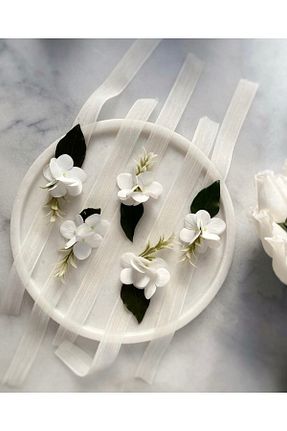 عقد و عروسی و حنابندان سفید Çiçek - کد 926946655