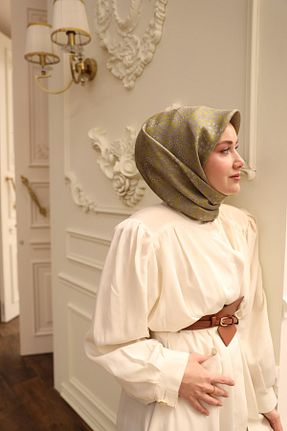روسری سبز İpek Tivil Silk Home - کد 926283047