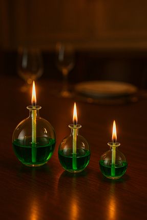شمع سبز Çam Shabbo Glass - کد 345945696